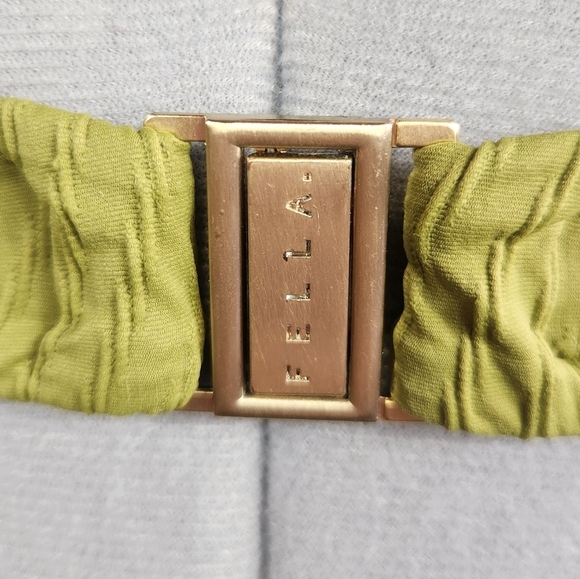 Fella Australian Vacation Textured Ribbed High Waisted Bikini Set Olive Green M - Picture 14 of 16